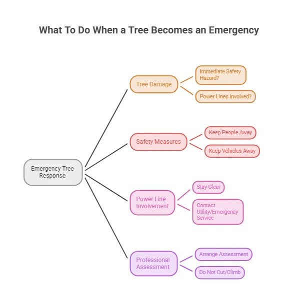 What To Do When a Tree Becomes an Emergency